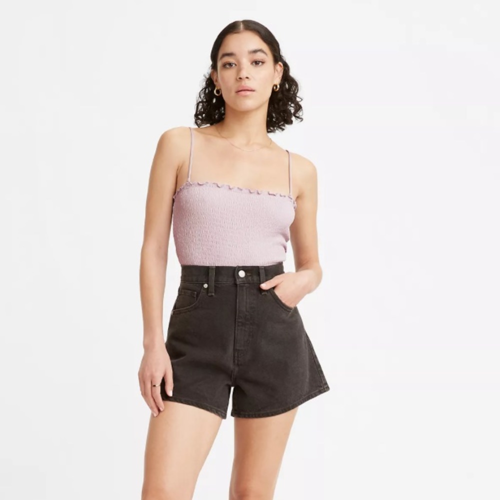 LEVIS High Waisted Mom Short